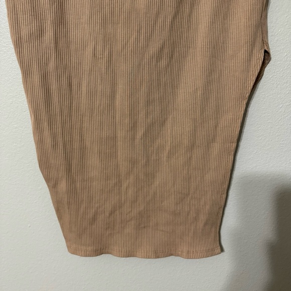 Lulu’s Set For Life Tan Bodycon Midi Skirt—M - Picture 9 of 12